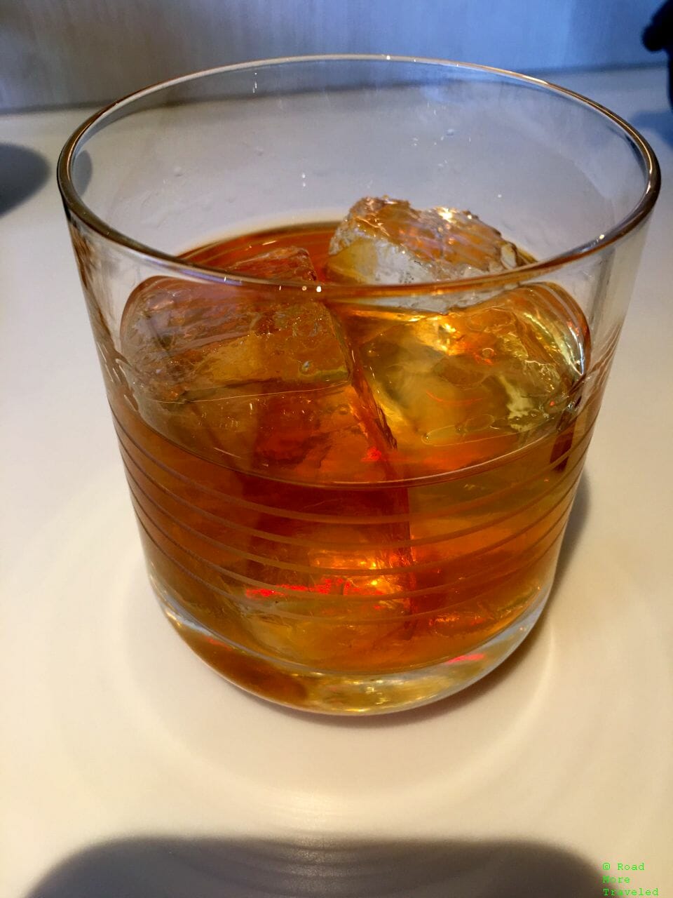Capital One Lounge DFW Airport - butter pecan old fashioned