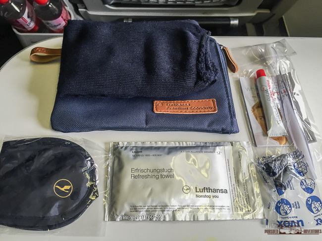Lufthansa Premium Economy Class amenity kit